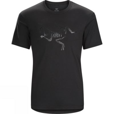 Playeras Arc'teryx Archaeopteryx Manga Corta Hombre Gris Oscuro - Chile MEB981073